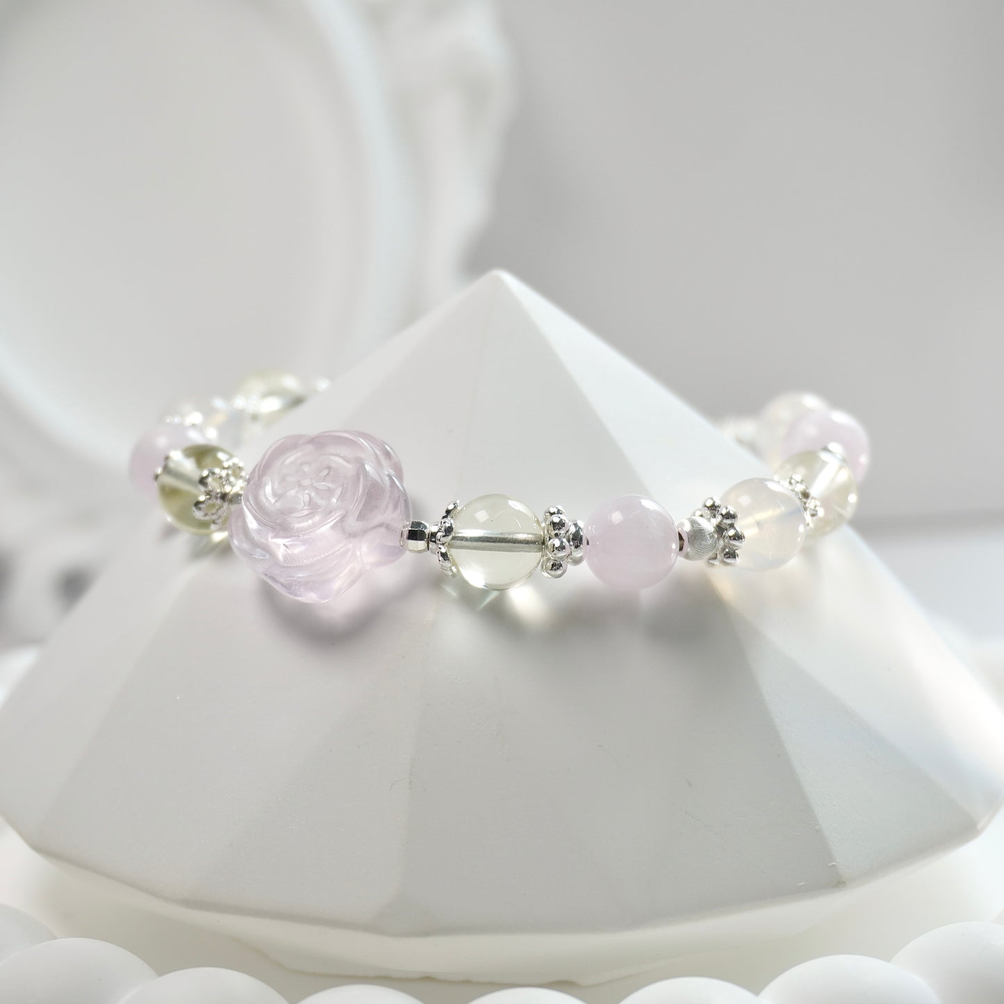 Positivity, Love & Personal Growth | Rose Quartz, Lemon Citrine Quartz, Kunzite & Lavender Moon Quartz