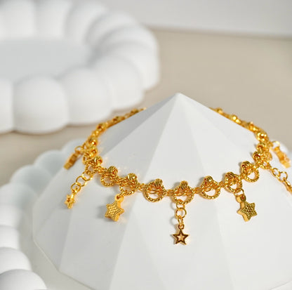 Dangly Shining Star Bracelet