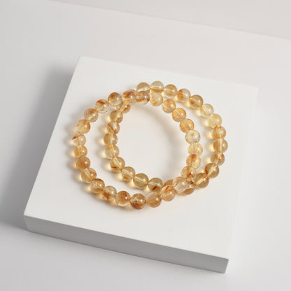 Honey Citrine Crystal Bracelet