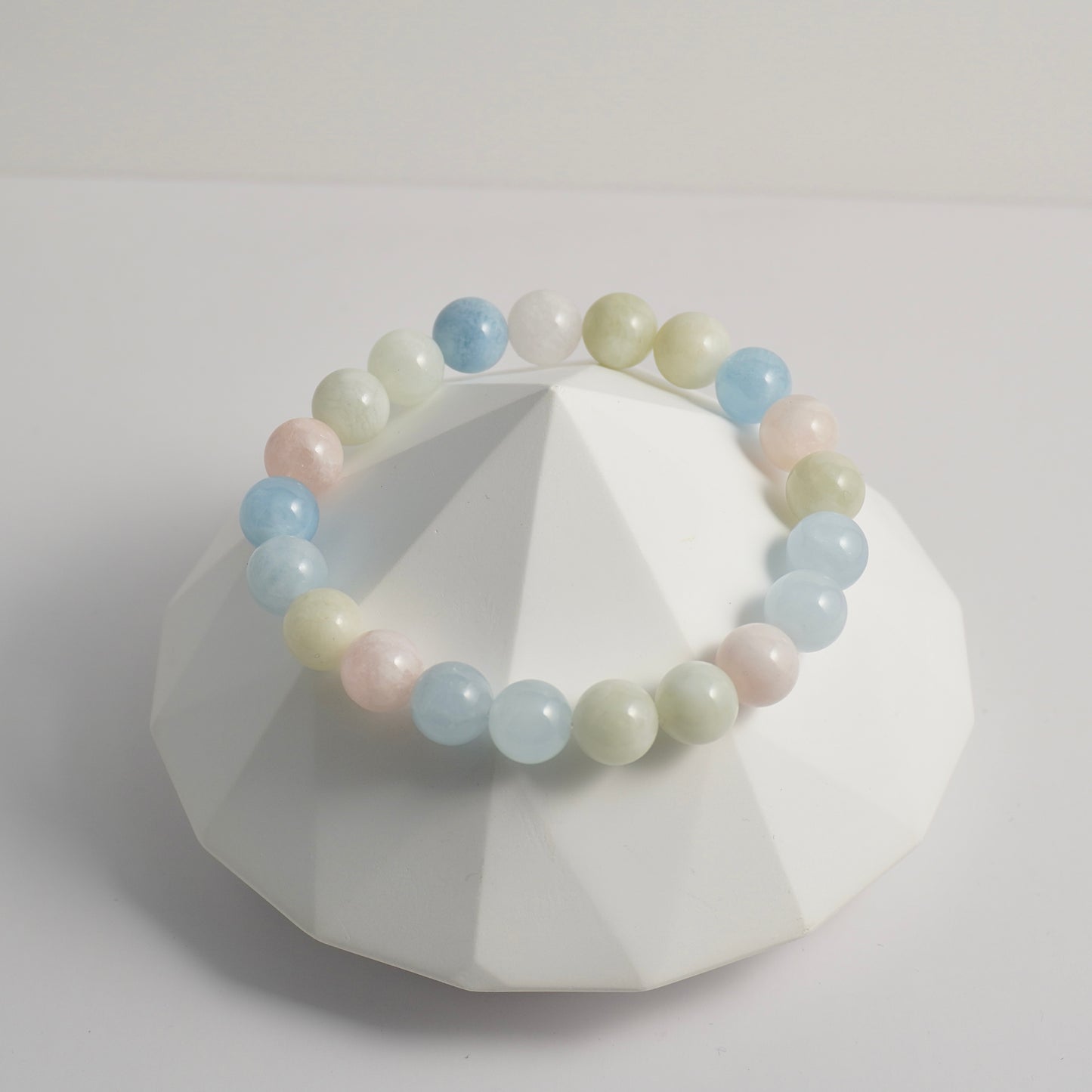 Candy Morganite Crystal Bracelet