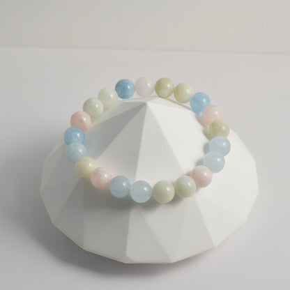 Candy Morganite Crystal Bracelet