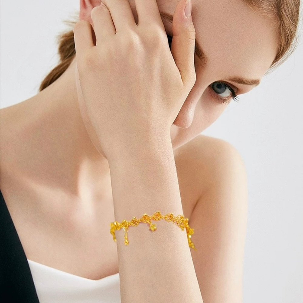 Dangly Shining Star Bracelet