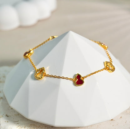 Red Agate Hulu Bracelet | Luck, Wealth and Protection