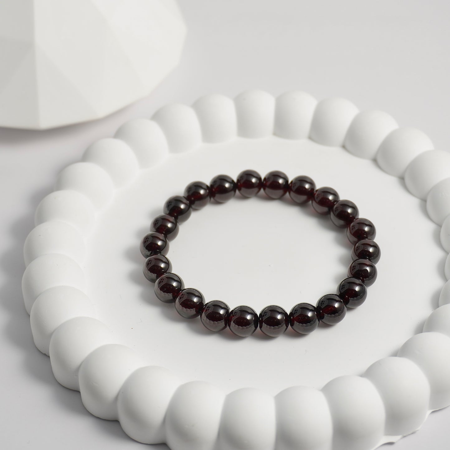[ Actual item ] High Quality Dark Red Wine Garnet Bracelet