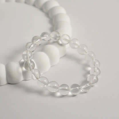 Premium Clear Quartz Crystal Bracelet