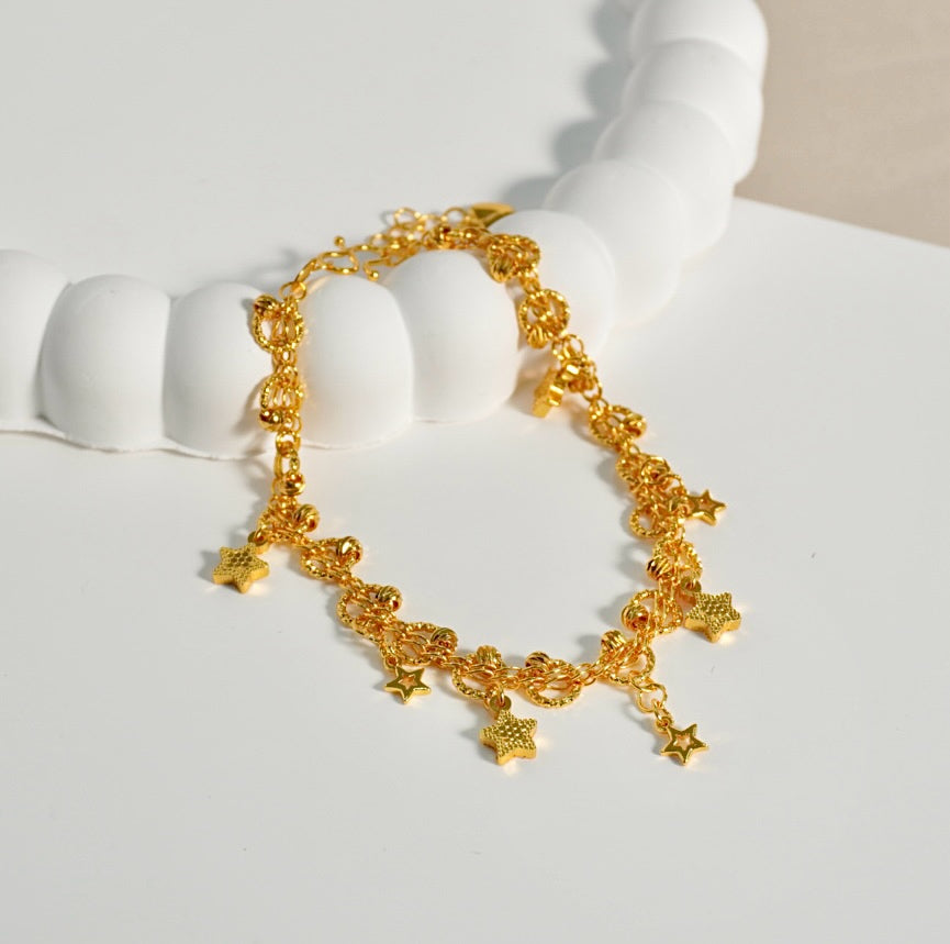 Dangly Shining Star Bracelet