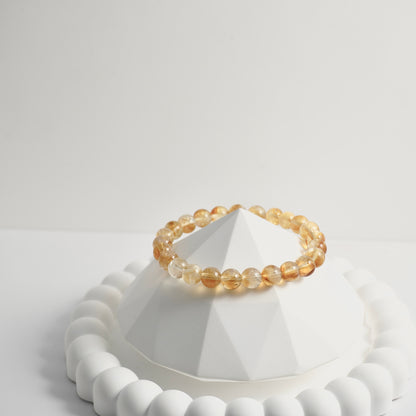 Honey Citrine Crystal Bracelet
