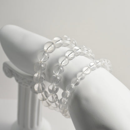 Premium Clear Quartz Crystal Bracelet