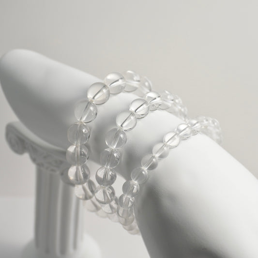 Premium Clear Quartz Crystal Bracelet