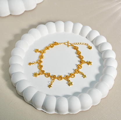 Dangly Shining Star Bracelet