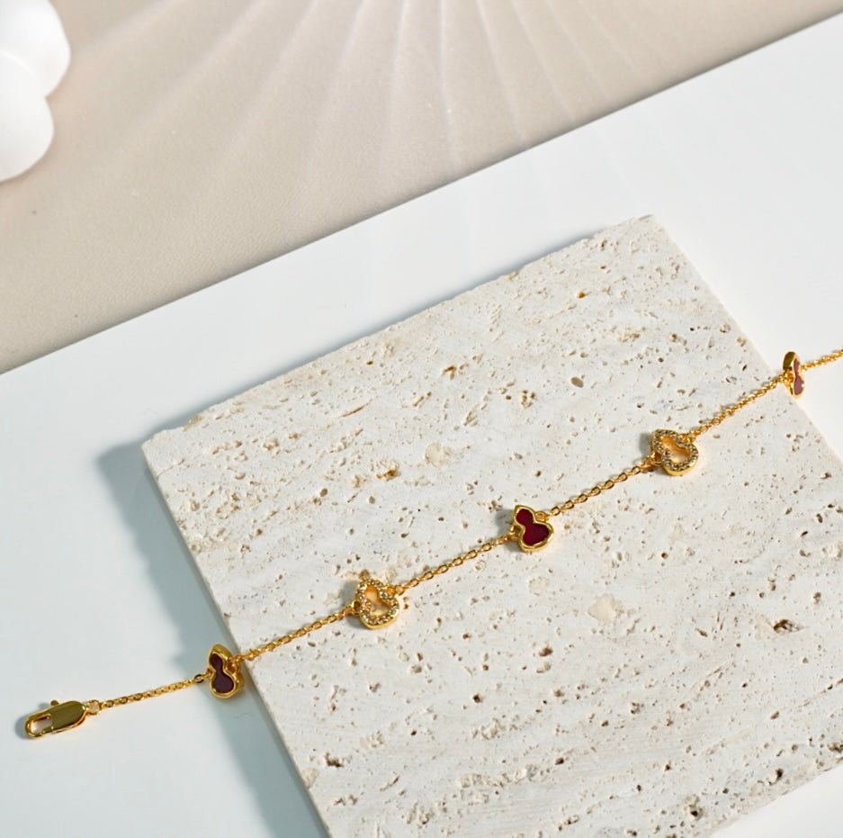 Red Agate Hulu Bracelet | Luck, Wealth and Protection
