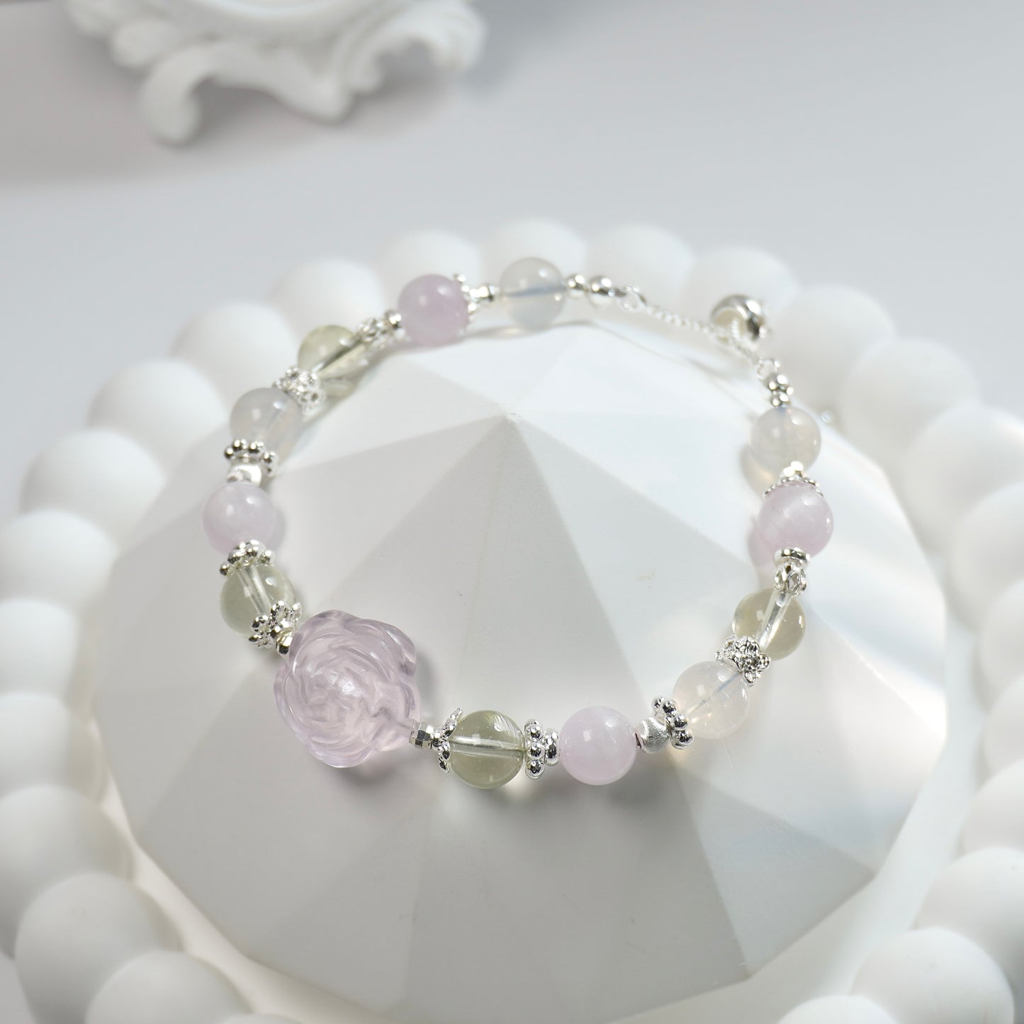 Positivity, Love & Personal Growth | Rose Quartz, Lemon Citrine Quartz, Kunzite & Lavender Moon Quartz
